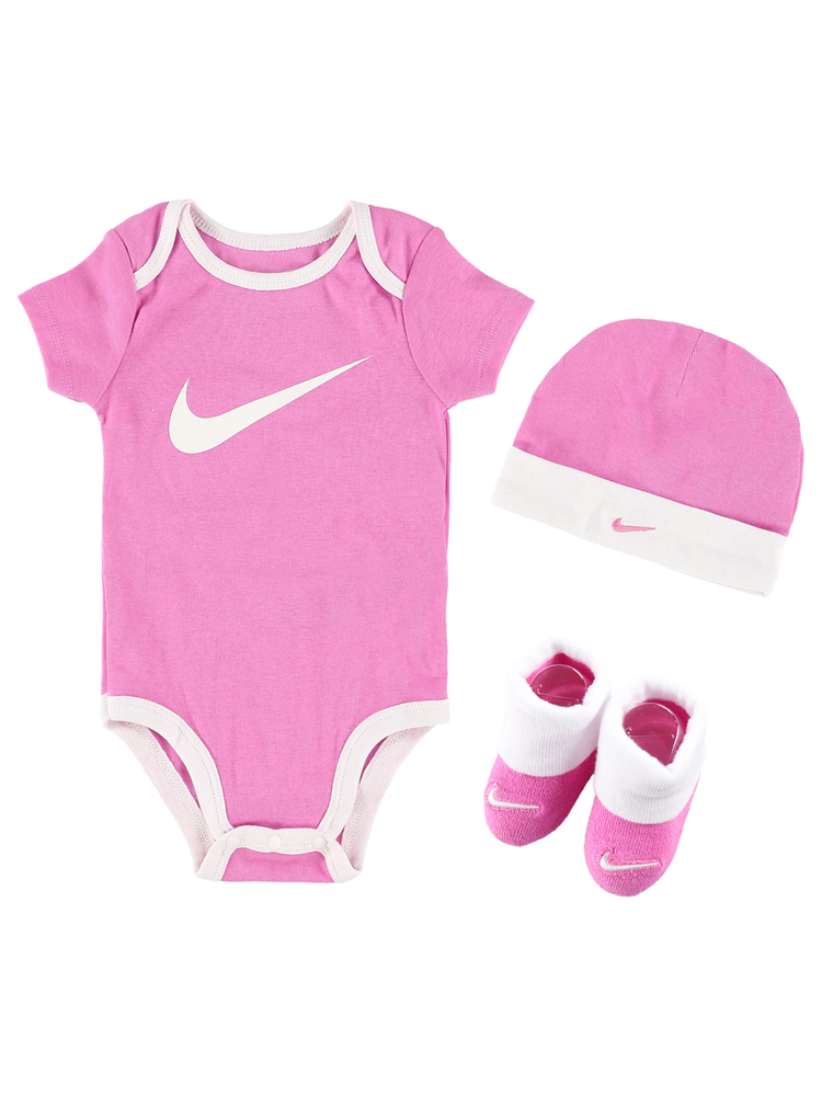 Nike(ナイキ) |ベビー(6-12M) セット商品 NIKE(ナイキ) SWOOSH HAT/BODYSUIT/BOOTIE 3