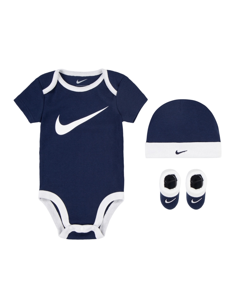 Nike(ナイキ) |ベビー(0-6M) セット商品 NIKE(ナイキ) SWOOSH HAT/BODYSUIT/BOOTIE 3