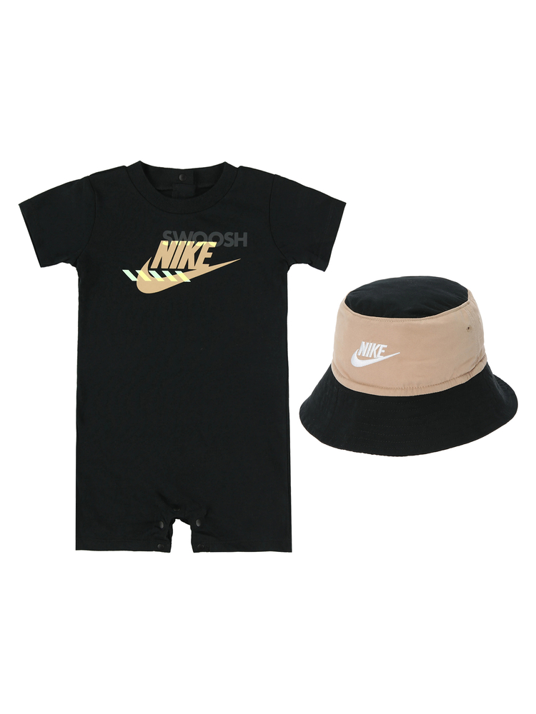 Nike(ナイキ) |ベビー(12-24M) セット商品 NIKE(ナイキ) NKB B NSW PE ROMPER BKT HAT SE