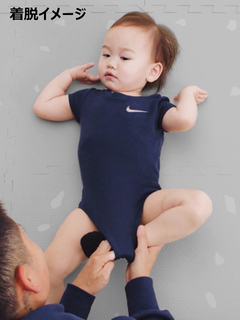 Nike(ナイキ) |ベビー(55-70cm) ロンパース NIKE(ナイキ) NKN NIKE READYSET BODYSUIT