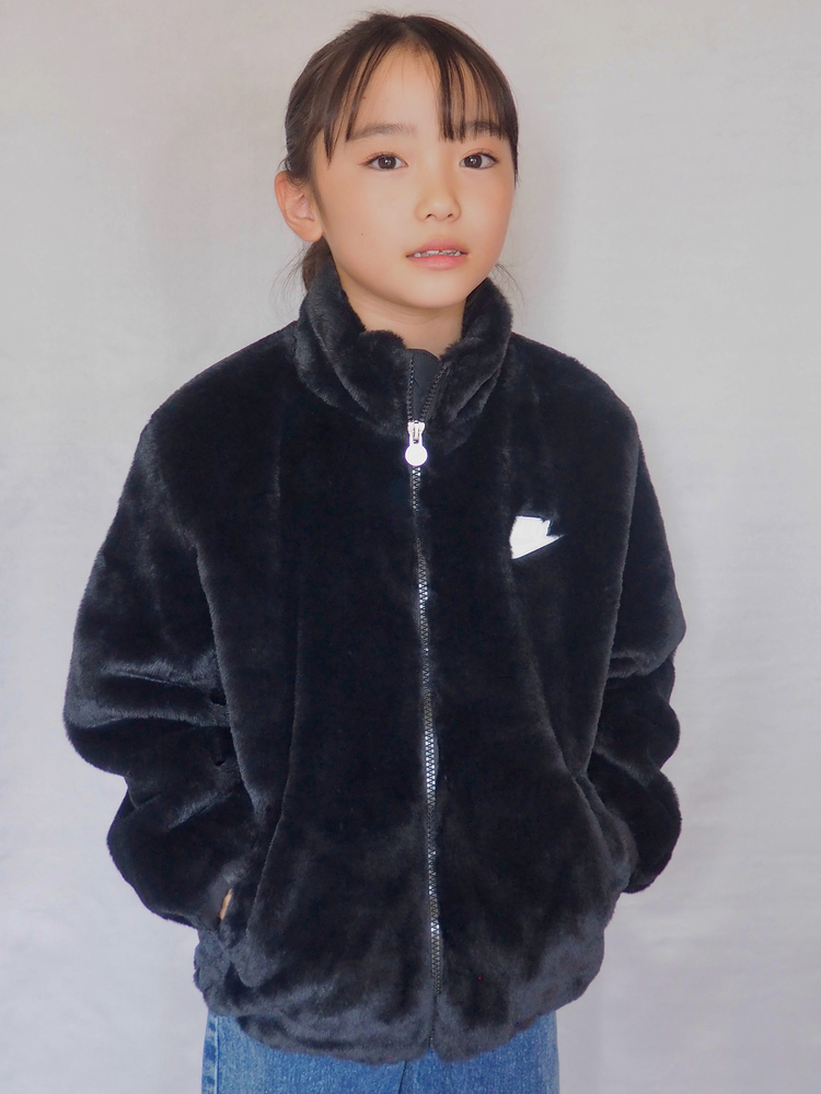 Nike(ナイキ) |キッズ(105-120cm) アウター NIKE(ナイキ) NKN NIKE FAUX FUR JACKET