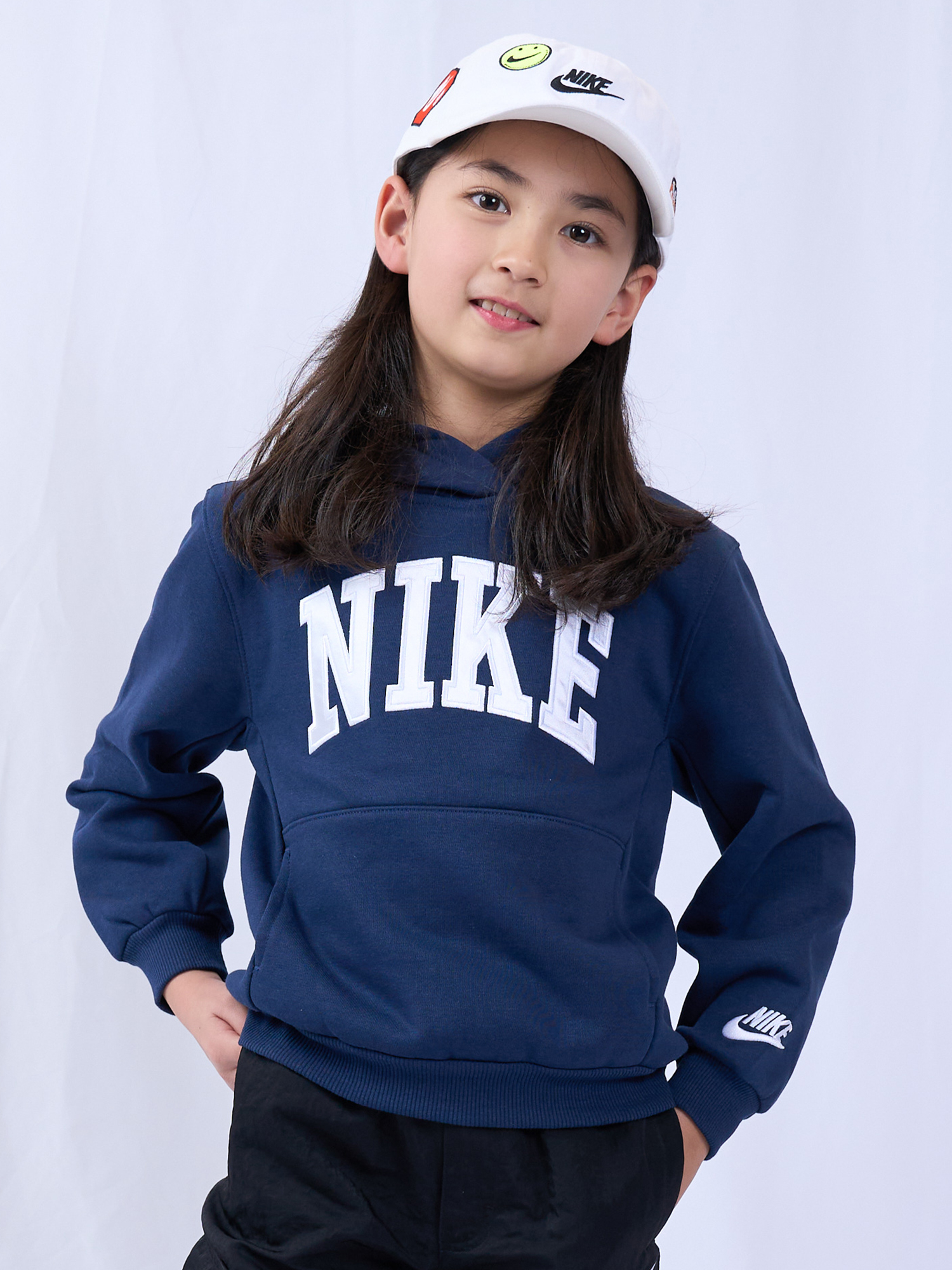 キッズ(105-120cm) トレーナー/パーカー NIKE(ナイキ) NKN N NSW CLB SNL APPL FLC PO