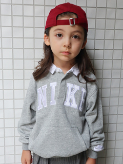 Nike(ナイキ) |キッズ(105-120cm) Tシャツ NIKE(ナイキ) NKN N NSW CLUB SN FT LS POLO