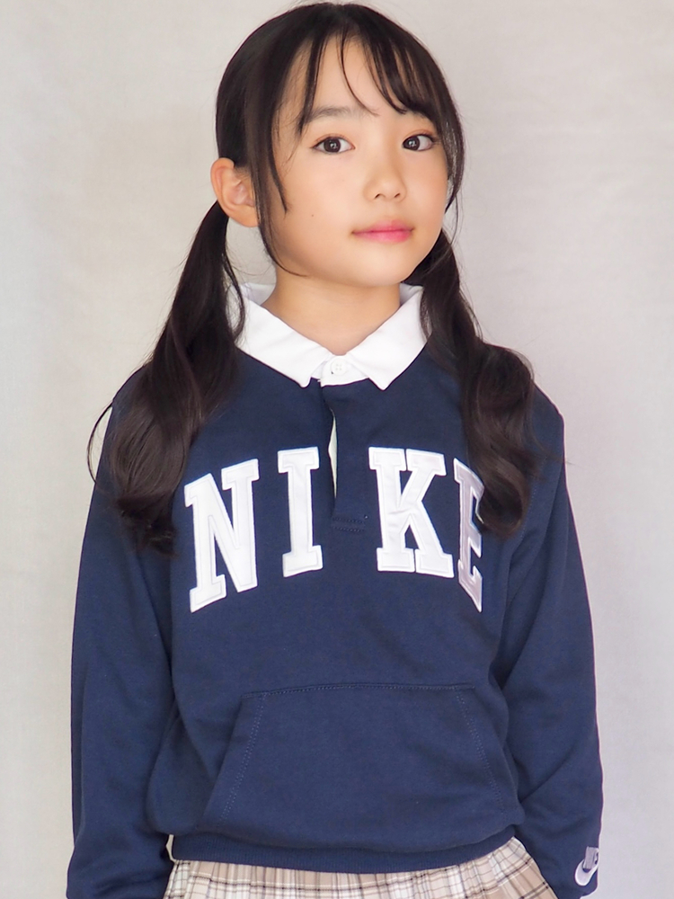 Nike(ナイキ) |キッズ(105-120cm) Tシャツ NIKE(ナイキ) NKN N NSW CLUB SN FT LS POLO