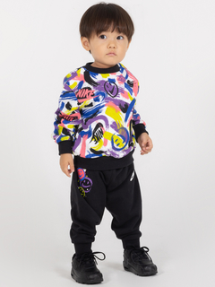 Nike(ナイキ) |トドラー(90-100cm) セット商品 NIKE(ナイキ) NKB B NSW EY AOP CREW SET