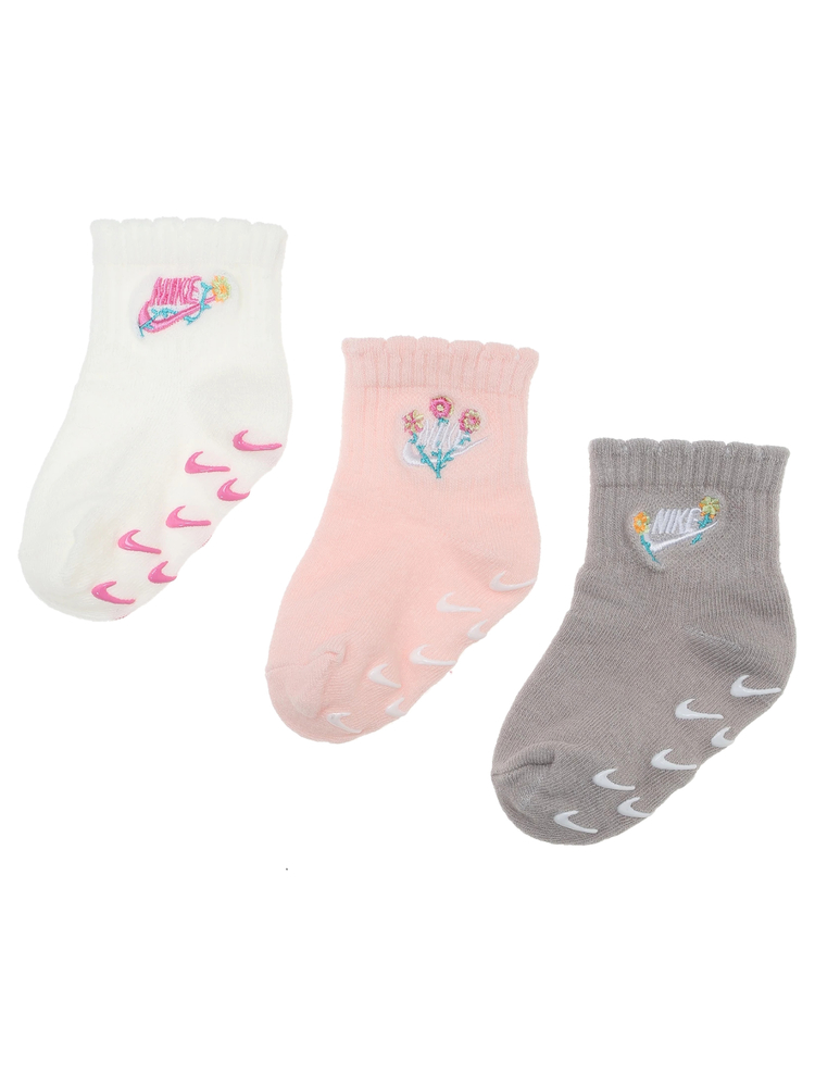 Nike(ナイキ) |ソックス(10-12cm) NIKE(ナイキ) NHG 3PK GIRLS FLOWRAL SOCK