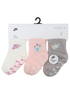 Nike(ナイキ) |ソックス(10-12cm) NIKE(ナイキ) NHG 3PK GIRLS FLOWRAL SOCK