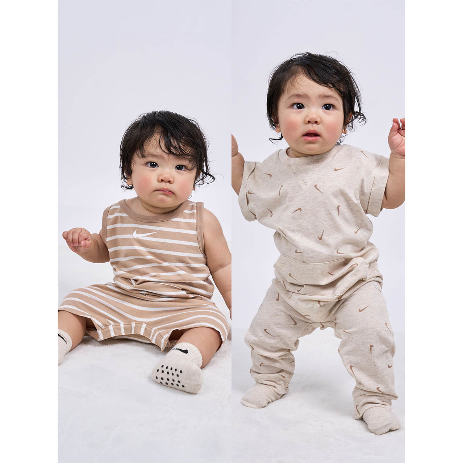 新品未開封　NIKE レオパード　ロンパース　ベビー服 新品 未開封】NIKE ベビー ロンパース ヒョウ柄 アニマル 女の子