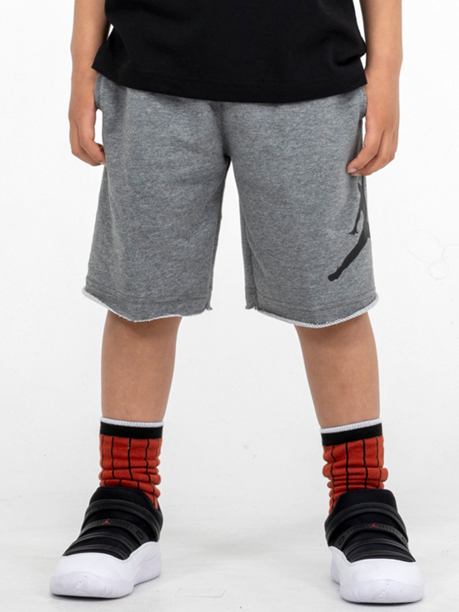 キッズ(96-122cm) ショートパンツ JORDAN(ジョーダン) JDB JUMPMAN AIR FLEECE SHORT