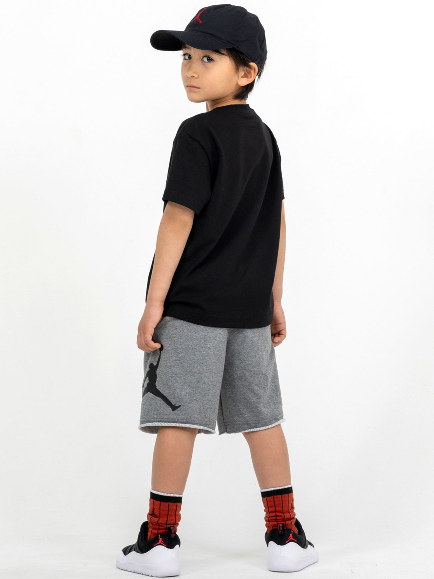 キッズ(96-122cm) ショートパンツ JORDAN(ジョーダン) JDB JUMPMAN AIR FLEECE SHORT