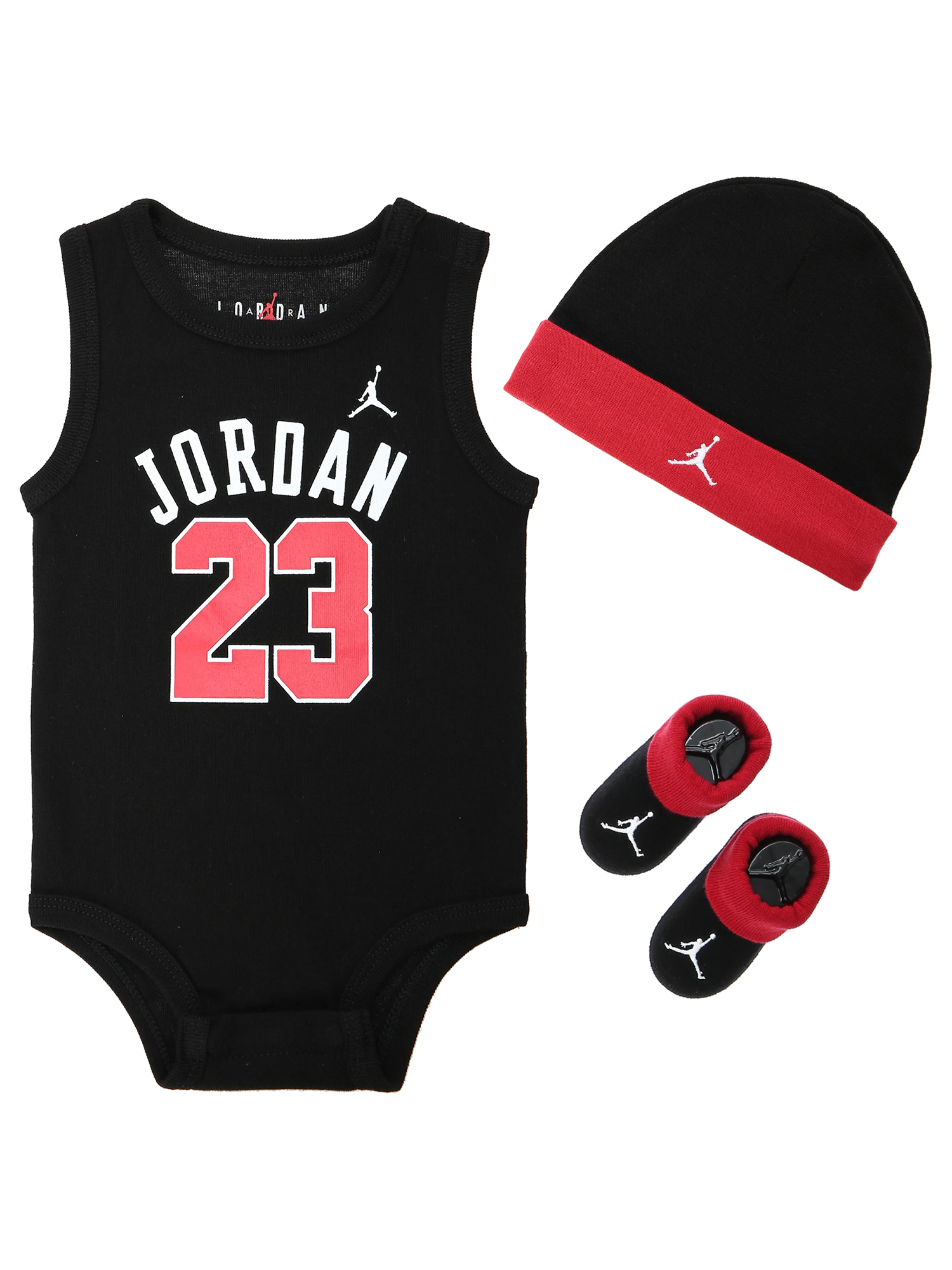 ベビー(74-82cm) セット商品 JORDAN(ジョーダン) HAT/BODYSUIT/BOOTIE 3-PIECE SET