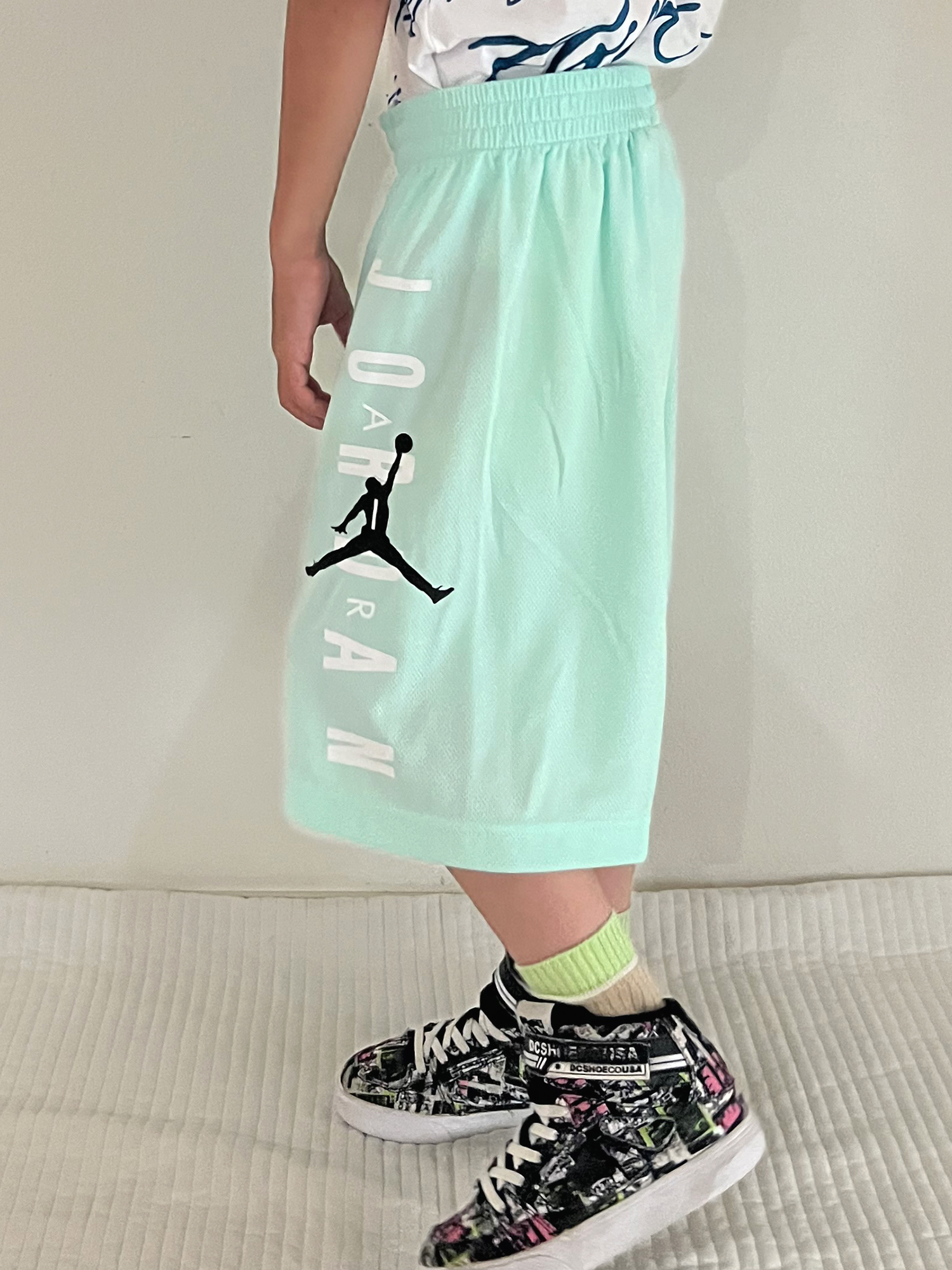 JORDAN BRAND AS M J DF SPRT DMND SHORT BLACK/MINT FOAM/BLACK