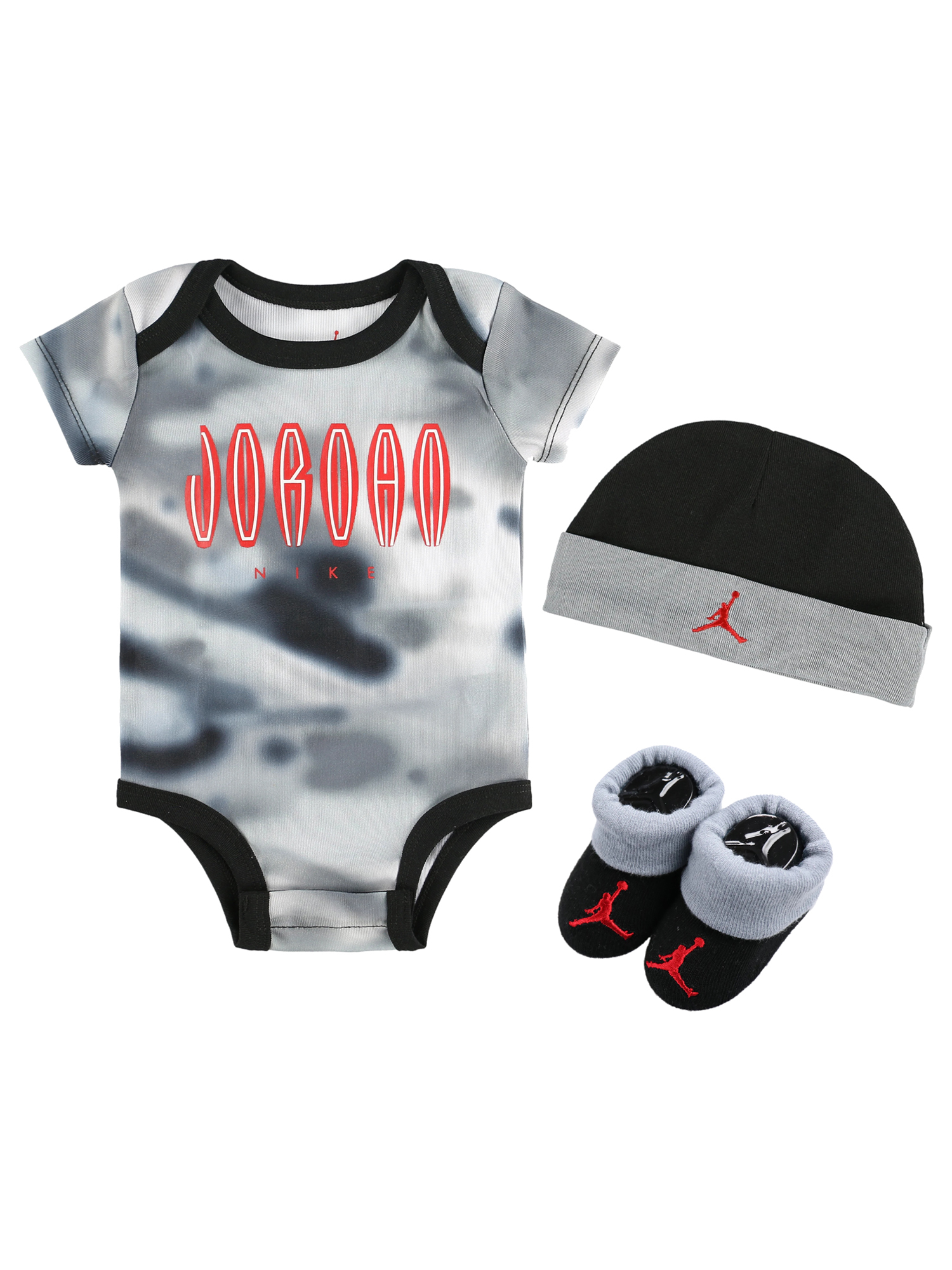 ベビー(0-6M) セット商品 JORDAN(ジョーダン) HAT/BODYSUIT/BIB SET 3PC