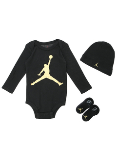 Jordan(ジョーダン) |ベビー(6-12M) セット商品 JORDAN(ジョーダン) L/S JUMPMANHAT/BODYS/B SET 3P