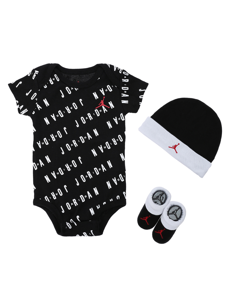 Jordan(ジョーダン) |ベビー(0-12M) セット商品 JORDAN(ジョーダン) HAT/BODYSUIT/BOOTIE SET 3PC