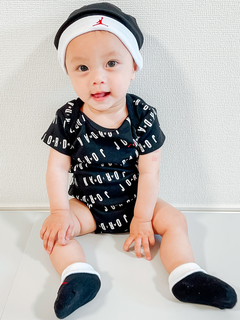 Jordan(ジョーダン) |ベビー(0-12M) セット商品 JORDAN(ジョーダン) HAT/BODYSUIT/BOOTIE SET 3PC