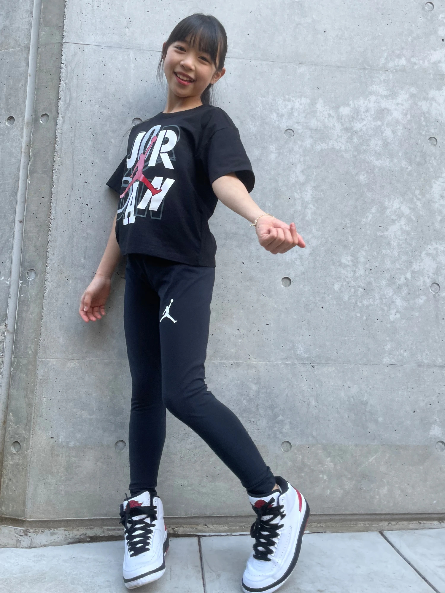 ジュニア(130-160cm) レギンス JORDAN(ジョーダン) LOGO HIGH-RISE LEGGINGS