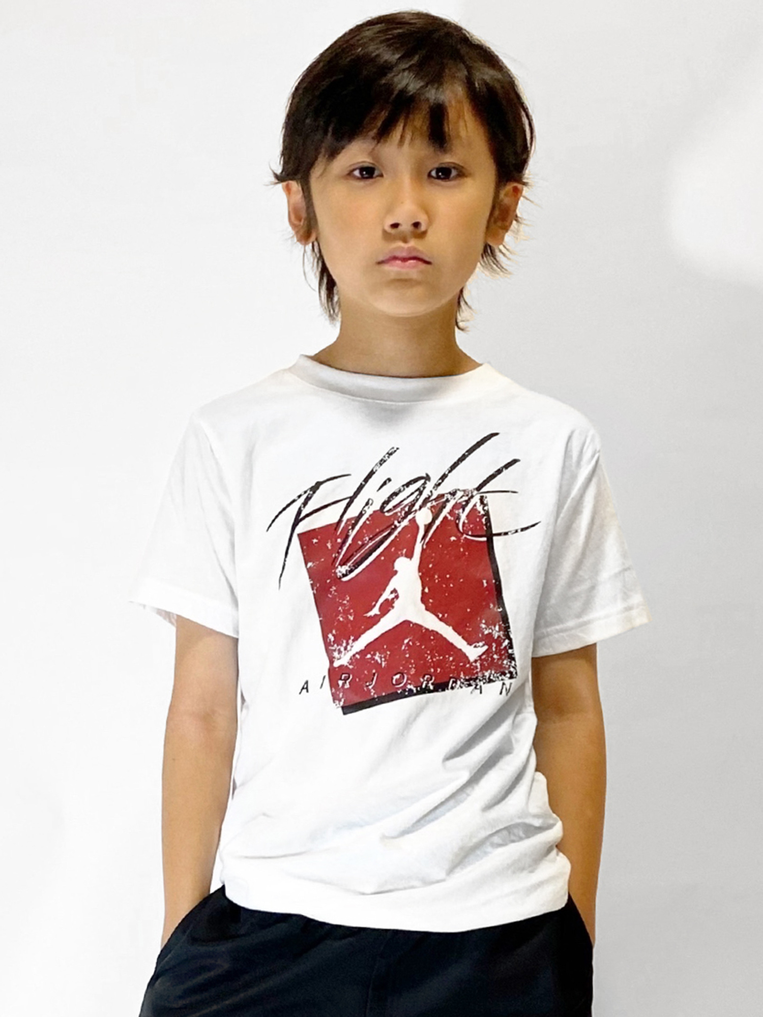 ジュニア(140-170cm) Tシャツ JORDAN(ジョーダン) FADED FLIGHT LOGO SS TEE