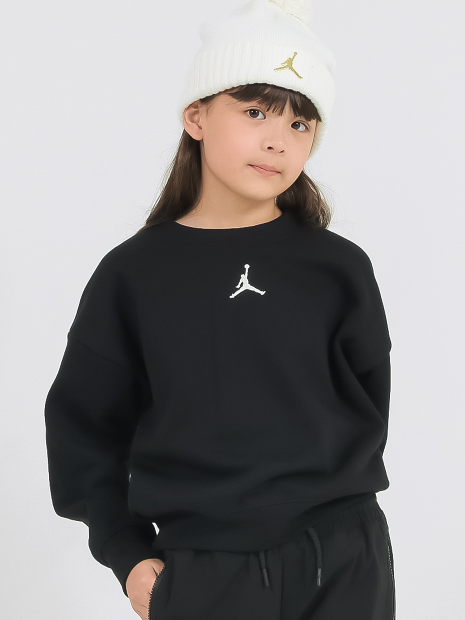 ジュニア(130-160cm) トレーナー/パーカー JORDAN(ジョーダン) JDG JUMPMAN ICON PLAY CREW