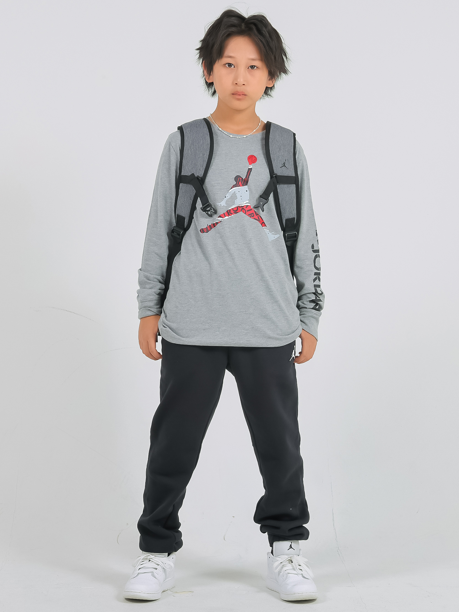 ジュニア(140-170cm) Tシャツ JORDAN(ジョーダン) JDB JM LEVELS LS TEE