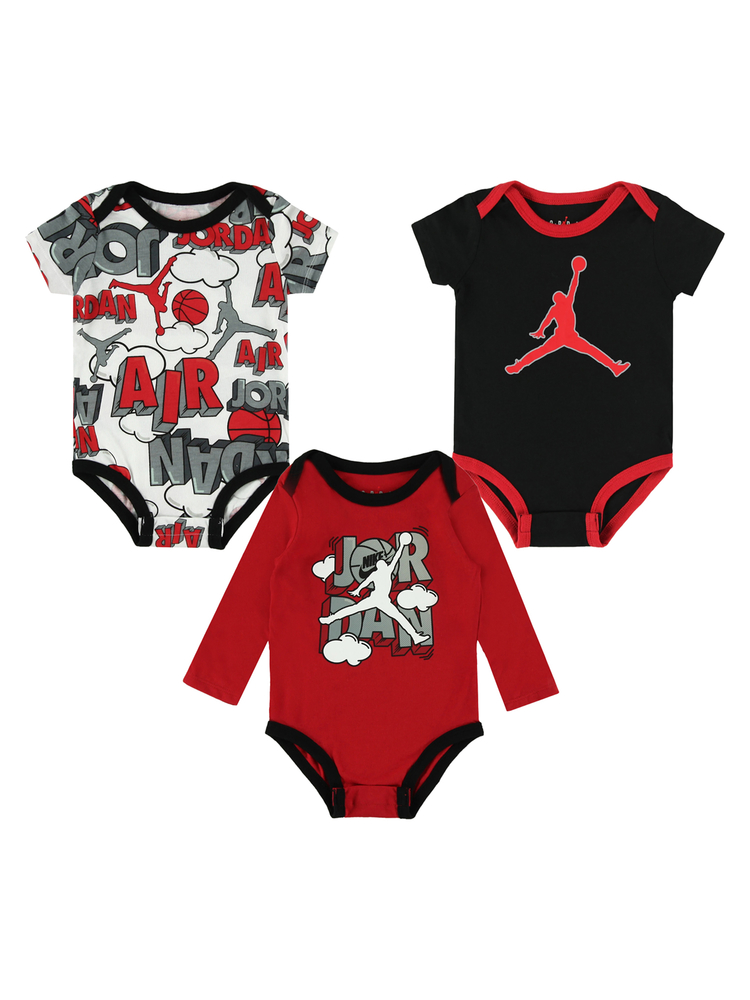 Jordan(ジョーダン) |ベビー(70cm) セット商品 JORDAN(ジョーダン) JDN AIR COMIC 3-PK BODYSUIT SE